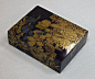 Box for Incense with Design of Peonies, Iris, Morning Glories, and Wisteria, 19th century. Kajikawa School. Meiji period (1868–1912), Japan.