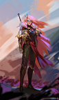 Zamia The Void Shaper, Fahmi Fauzi : Works for Warlord Protocol CCG

Zamia is a fierce warrior who once fought valiantly against the oppressive forces of Nova Genesis. She is regarded as a luminary amongst her people for her mastery over the art of voidsh