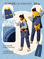 宫蝶迪士尼睡衣女冬季珊瑚绒加绒加厚两件套装韩版可爱秋冬家居服-tmall.com天猫
