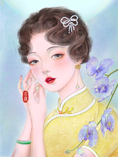 Kristine133采集到CR插画人物(二维|三维|古风|欧美|日漫)