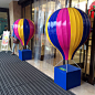 夏季美陈热气球商场中庭吊饰彩色落地热气球天井装饰dP点道具布置-淘宝网