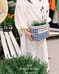 Photo by 우트 AOÛT on May 29, 2024. May be an image of 1 person, flower pot, basket, French lavender, herb and text.