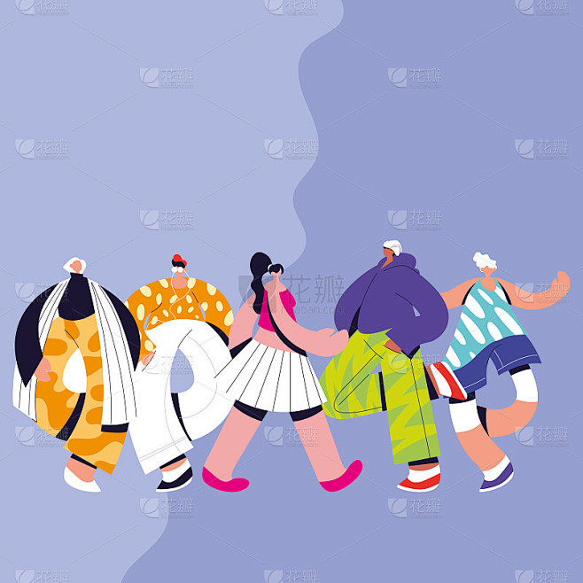 都市人用休闲服矢量设计