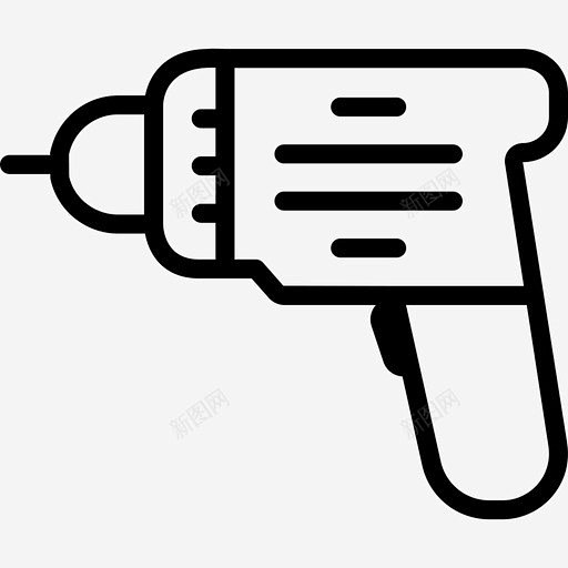 钻床电动电钻 标识 标志 UI图标 设计图片 免费下载 页面网页 平面电商 创意素材