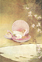 童话里温婉缥缈的精灵仙女。Ida Rentoul Outhwaite是19世纪末20世纪初“插图黄金年代”的澳洲童书插图界先驱领军人物。现在她的作品也成为Vintage Style插图童书迷们最喜爱的画家之一。