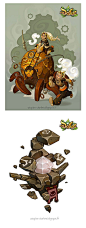 253期丨游戏原画-《DOFUS》精美原画欣赏