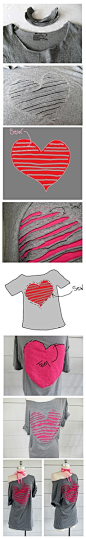 Heart Tee by Janet Trieschman, this is awesome