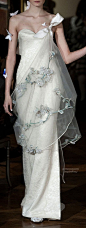 Couture Spring 2014 - Alexis Mabille (Details)单肩婚纱 @北坤人素材