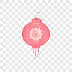 元宵节春天樱花粉色手绘素材古风灯笼卡通手绘PNG图片➤来自 PNG搜索网 pngss.com 免费免扣png素材下载！