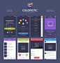 Colorful-App-UI-Kit-PSD-Freebie