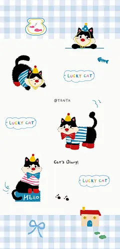 炸毛小黑猫壁纸系列‍ - 小红书