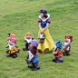 卡通白雪公主与七个小矮人树脂工艺品花园园林摆设幼儿园雕塑摆件-淘宝网