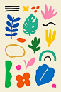 Tropical design elements for kids vector | free image by rawpixel.com / NingZk V.