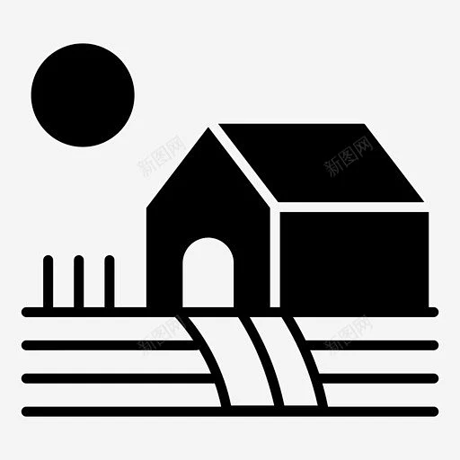 农场乡村农田 icon 图标 标识 标志 UI图标 设计图片 免费下载 页面网页 平面电商 创意素材-花瓣网