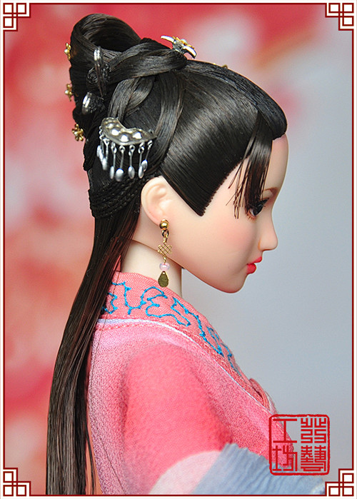 1/6娃娃古装发型163——小樱；模特：...