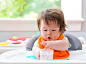 Happy little baby boy eating food by Michiko Tierney on 500px