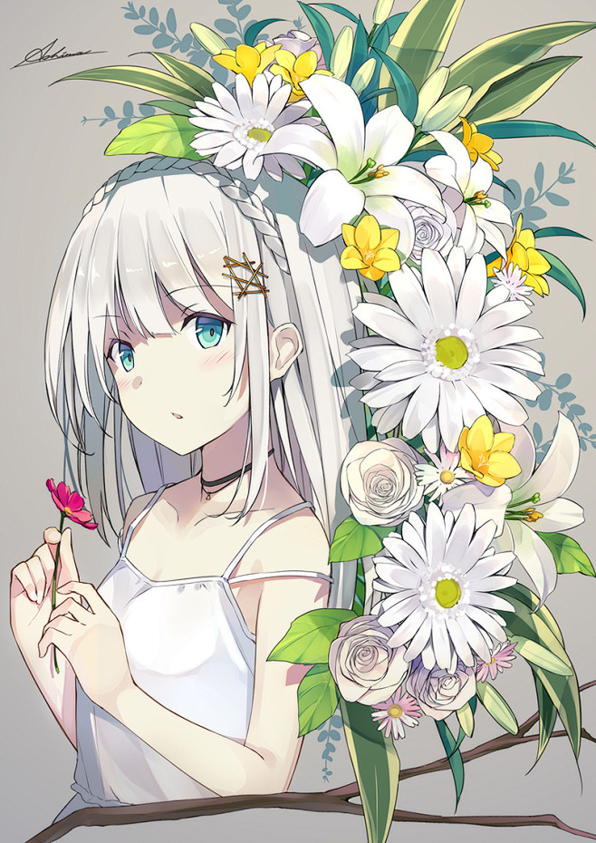 #オリジナル Lily - アシマ的插画