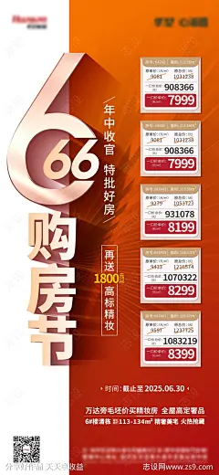 地产特价房大字报海报-源文件下载