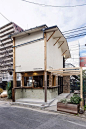 ONIBUS COFFEE-- a simple and great outdoor kiosk design with raw framing and simple exterior elements: 