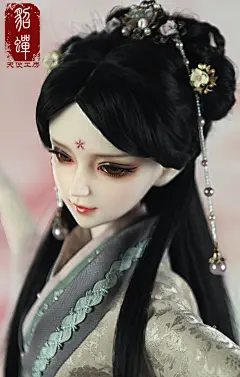 貂蝉 sd娃娃 BJD 古装娃娃 唯美 手机壁纸 头像 。#古装美人# #芭比娃娃#  #DIY# @予心木子