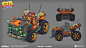 CTR - Karts Concept, Jean-Gabriel Nadeau Fortin : Here is some of the latest concept of Karts I did for this project. Miss you CTR