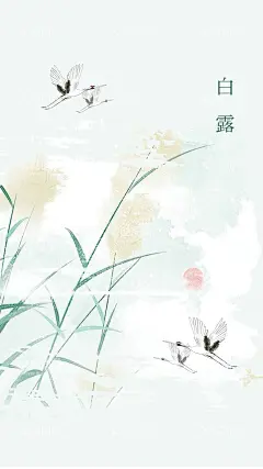 白露海报  - 源文件下载【酷图网】白露,节气,海报,创意,设计,广告