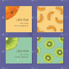 模板,水果,名片,农业,商务,横截面,食品,维生素,熟的,收集