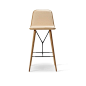 Spine Wood Base Barstool 吧椅_意品居