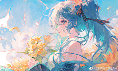 眠鹤采集到【画师作品】抹茶＆小纪（wb@抹茶寺门店AM/@海浪松饼）/日韩