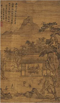 杨 晋［清］ 临沈周岁朝图