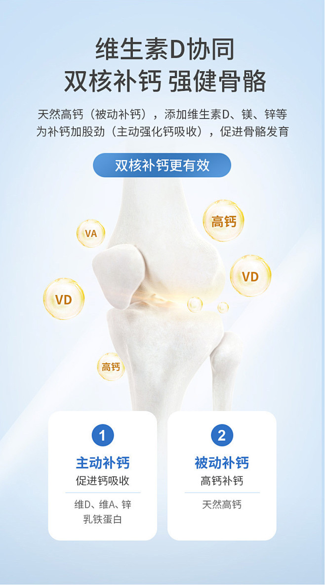 进口青少年儿童成长奶粉高钙高锌学生补钙营...