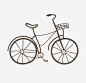 简笔自行车 设计图片 免费下载 页面网页 平面电商 创意素材