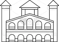 建筑业,轮廓,图标,英格兰,古董,建筑,雕刻图像