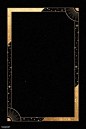 神秘的金色框架黑色背景矢量| 高分辨率照片| CLIPARTO rawpixel.com / manotang 的高级图片