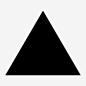 形状三角形等边黑色默认图标高清素材 equilateral shape triangle 三角形 形状 等边 免抠png 设计图片 免费下载