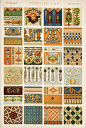 1867年Owen Jones绘制的意大利文艺复兴的纹饰 #LOGO设计集# ​​​​