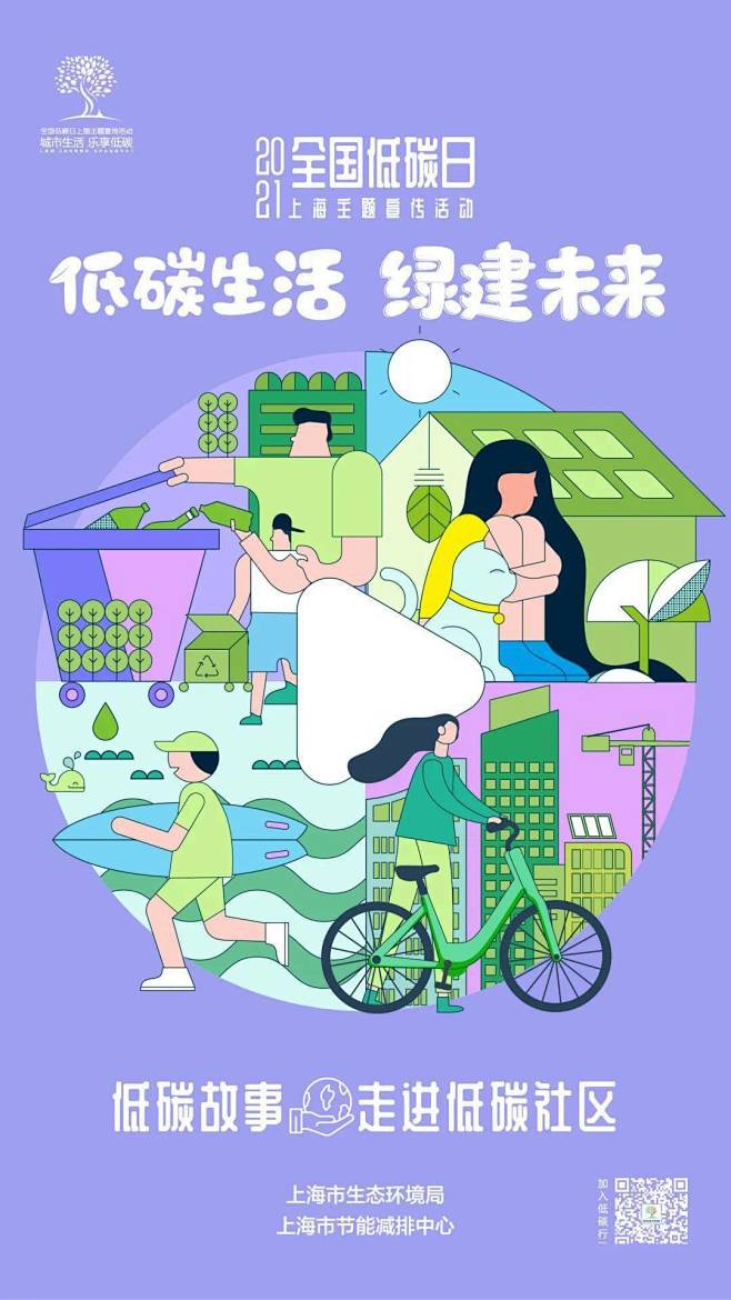 海报发布 | 2021全国低碳日·上海主...