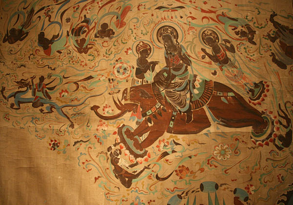 com3点24从爱图图转采于2018-02-01 23:33:27敦煌 莫高窟壁画3点24同