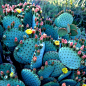 Flower cactus
