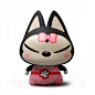 ZHUAIMAO原创潮流卡通玩具创意礼品拽猫cosplay 车饰摆件米妮