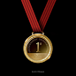 最佳第一 金属质感 金牌徽章 荣誉奖章 设计模板PSD_平面设计_其他平面设计