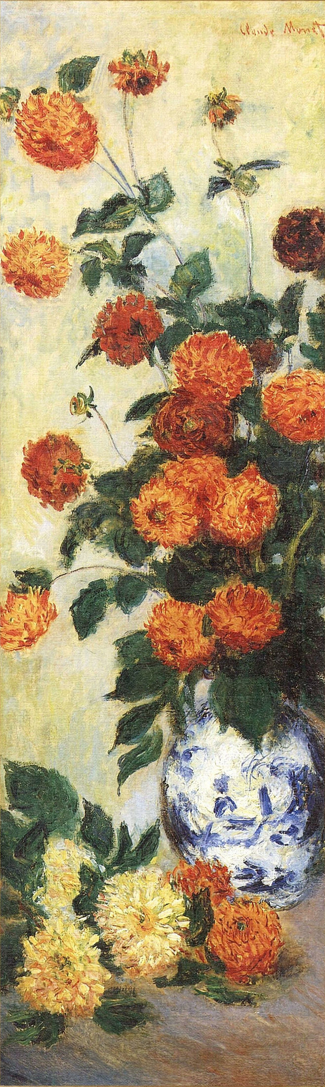 Dahlias, 1883 淘宝：名画资...