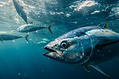 海洋动物海水金枪鱼图片摄影图