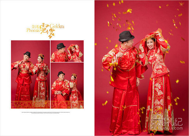 中式风格婚纱照