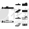品牌名称,军用船,分离着色,金属,鱼雷,技术,海洋,收集,设计