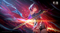 {壹期壹会}采集到ai二次元美女光影