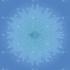 圆形花边的名片。