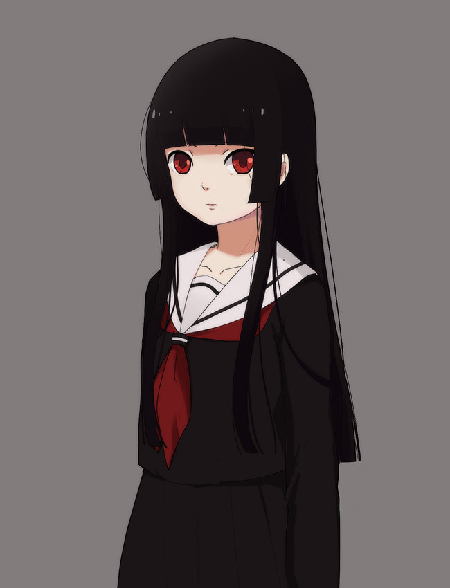 地狱少女 阎魔爱 同人图 插画 壁纸 | 爱 | 半次元-第一中文COS绘画小说社区