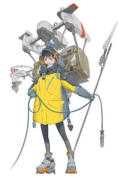 ❤关注公众号：星期五治愈星球，精美插画天天更新❤
 girl, Ted Zhang
