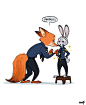 #Zootopia# #疯狂动物城# #动画# #电影# #手绘# #同人# #人设# #海报#